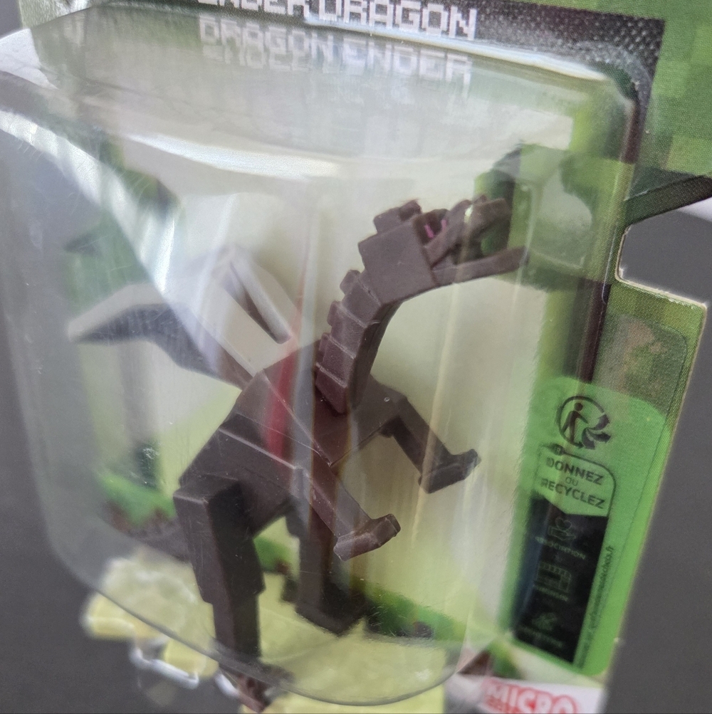 Minecraft Ender Dragon Micro Collection 2.75" Mini Figure Mattel Mojang Toy - Picture 7 of 9